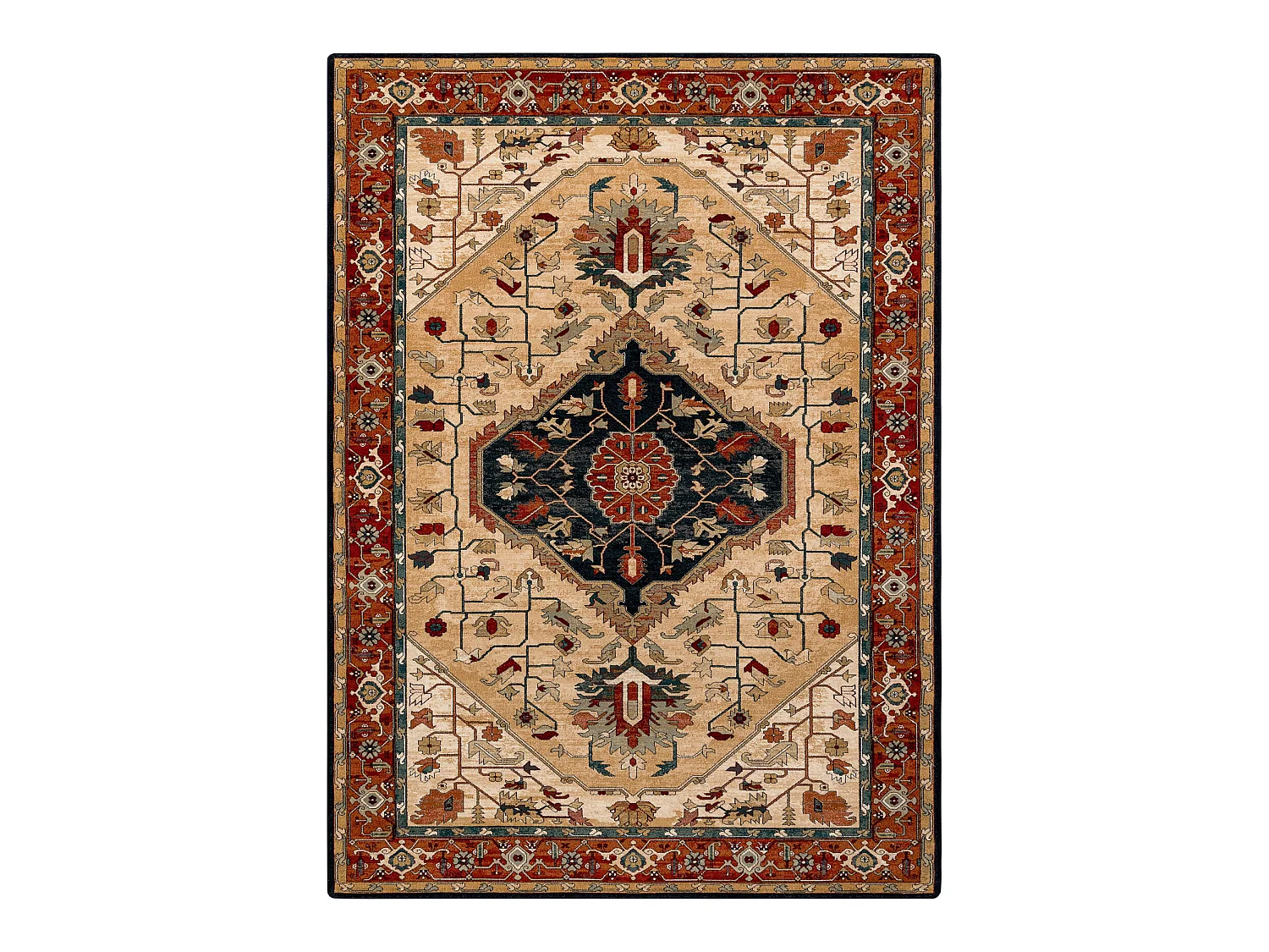 Tapis en laine POLONIA SERAPI rubis clair 300x400 cm