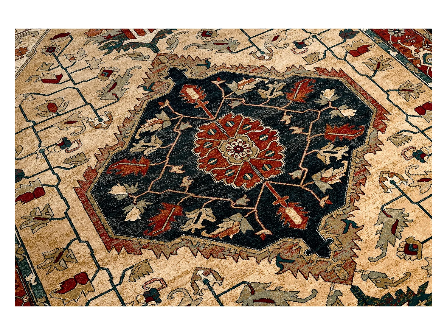 Tapis en laine POLONIA SERAPI rubis clair 300x400 cm