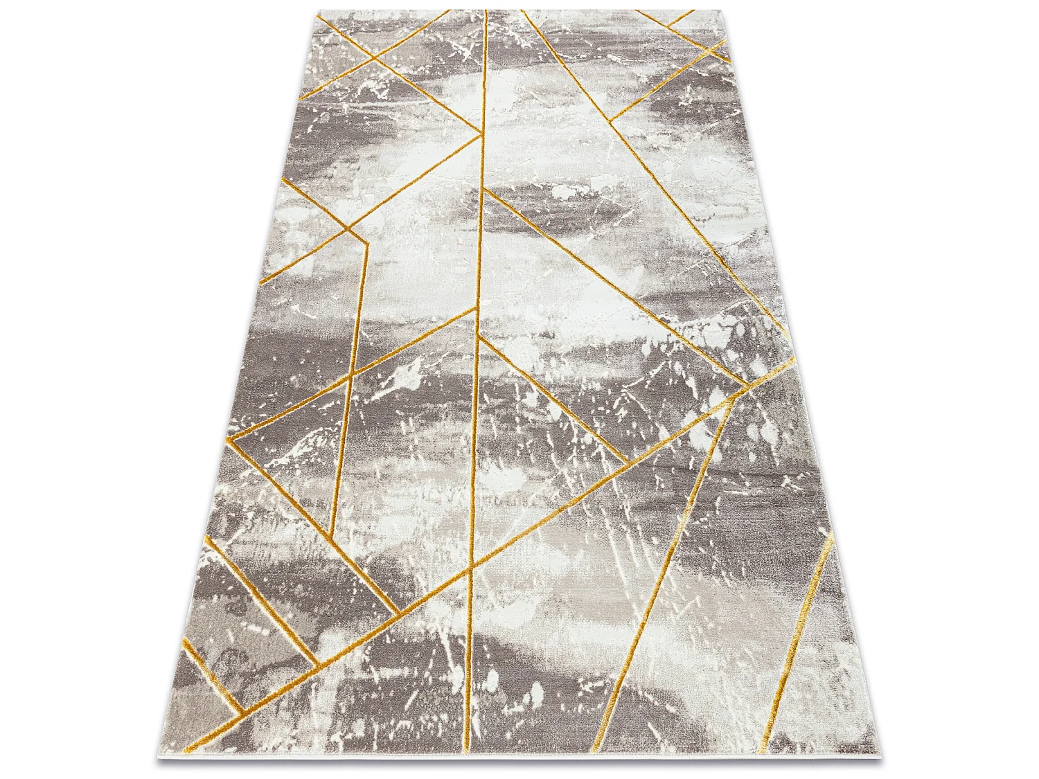 Tapijt CORE 1818 Geometrisch - structureel, twee lagen vlies, ivoor /  240x330 cm