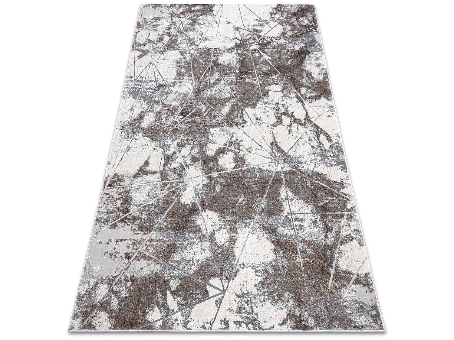 Tapijt NOBLE modern 1515 64 marmeren , geometrisch , Structureel, twee 240x330 cm