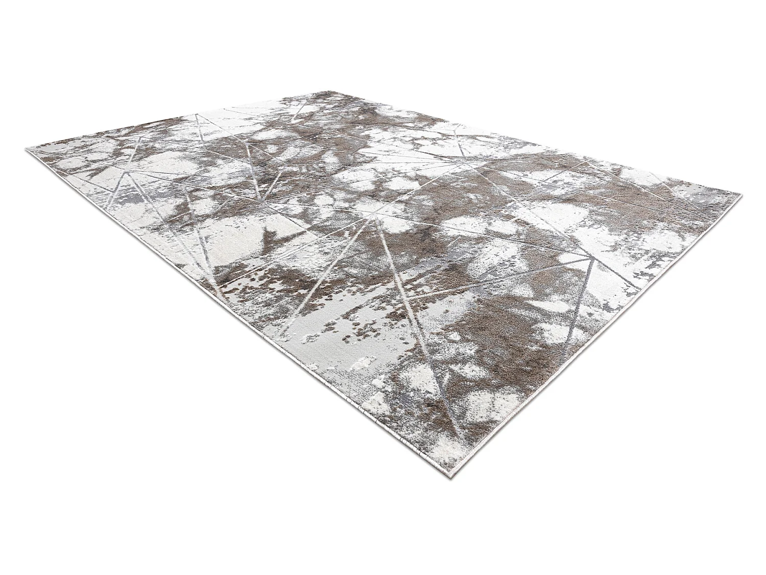 Tapijt NOBLE modern 1515 64 marmeren , geometrisch , Structureel, twee 240x330 cm