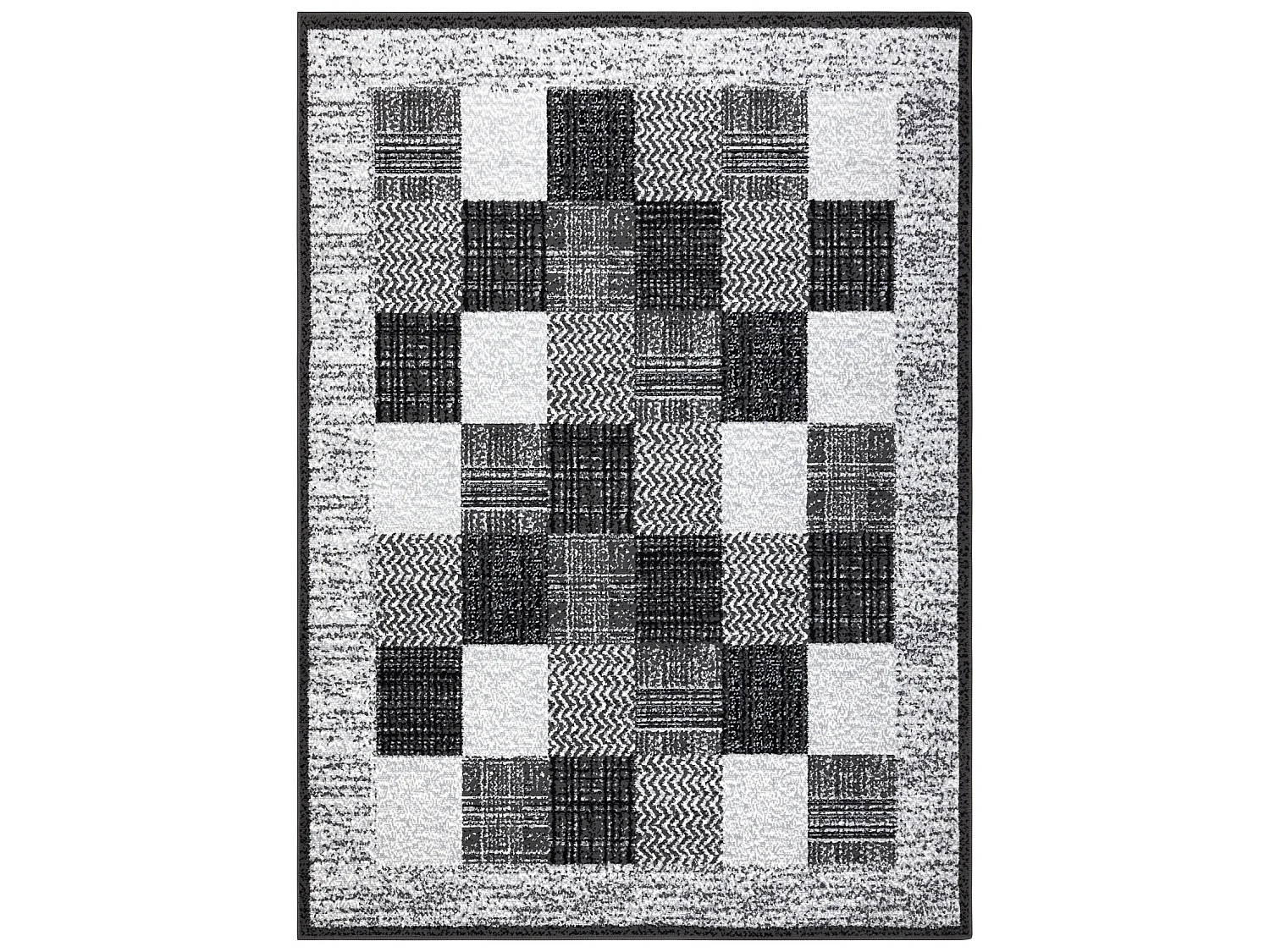 Tapijt BCF Morad RAFIA Rechthoeken, geometrisch - grijs  300x400 cm