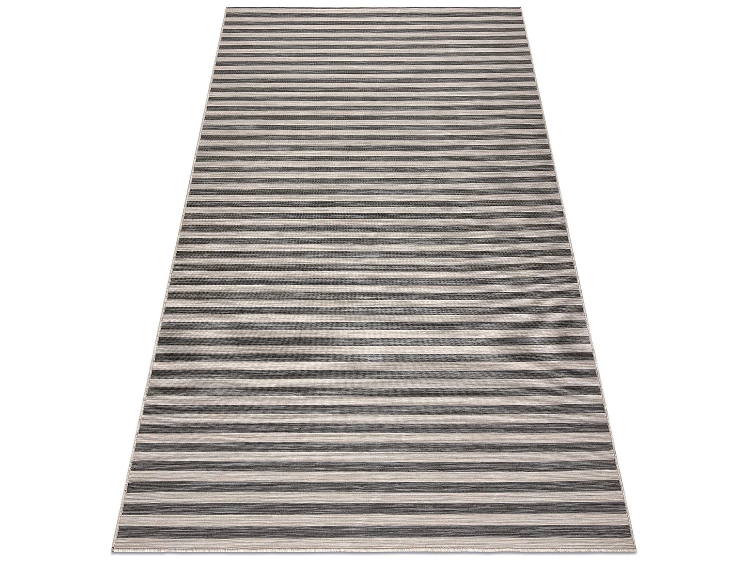 Sisal tapijt OMKEERBARE SISAL DOUBLE 29204095 STREPEN beige /zwrtkelur 200x275 cm