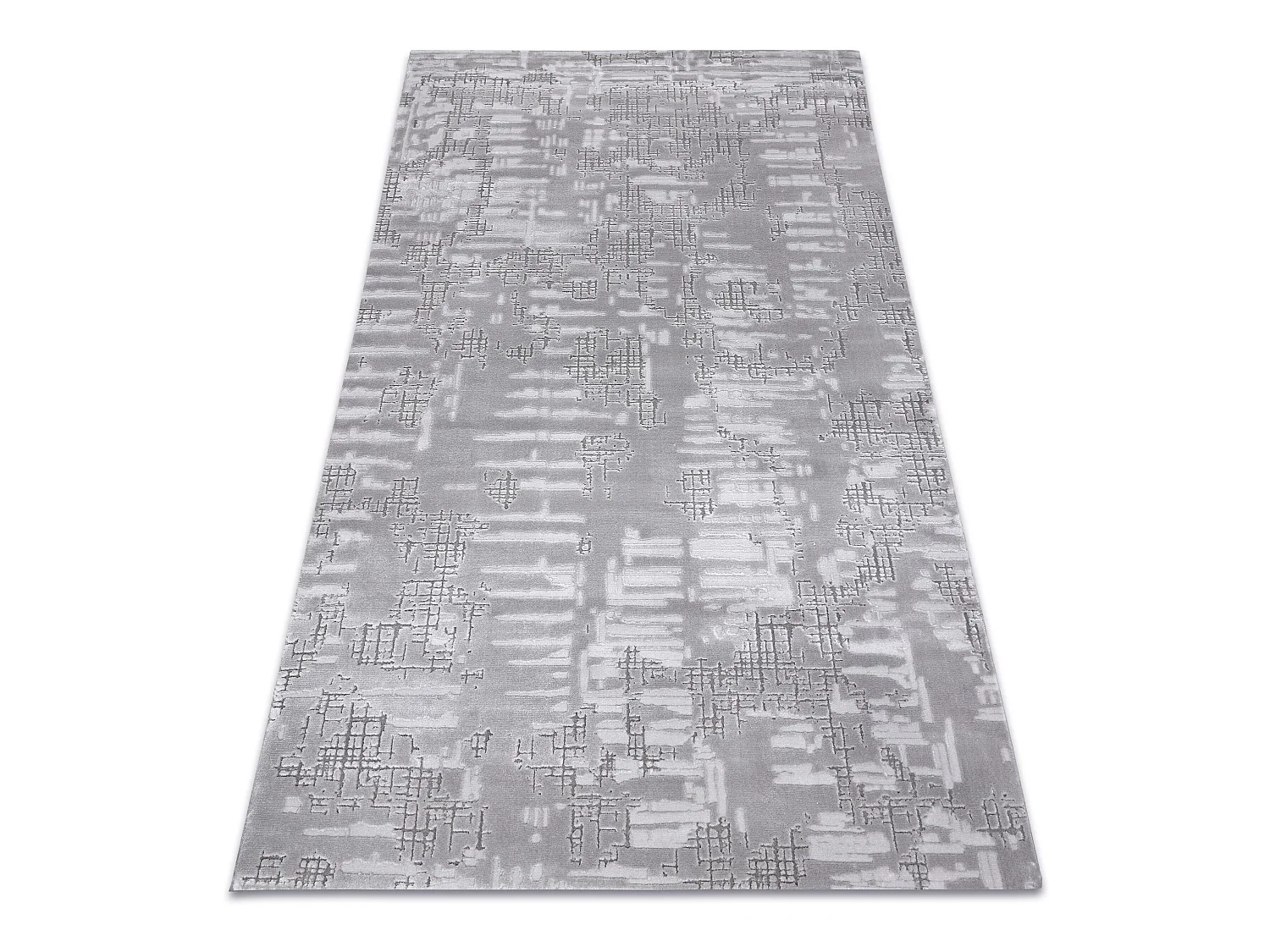 Tapis ACRYLIQUE DIZAYN 8840 gris clair 80x300 cm
