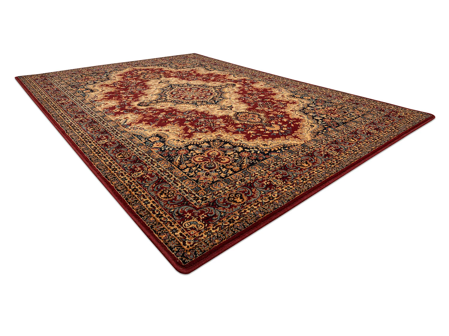 Tapis en laine POLONIA ROYAL bourgogne  235x350 cm