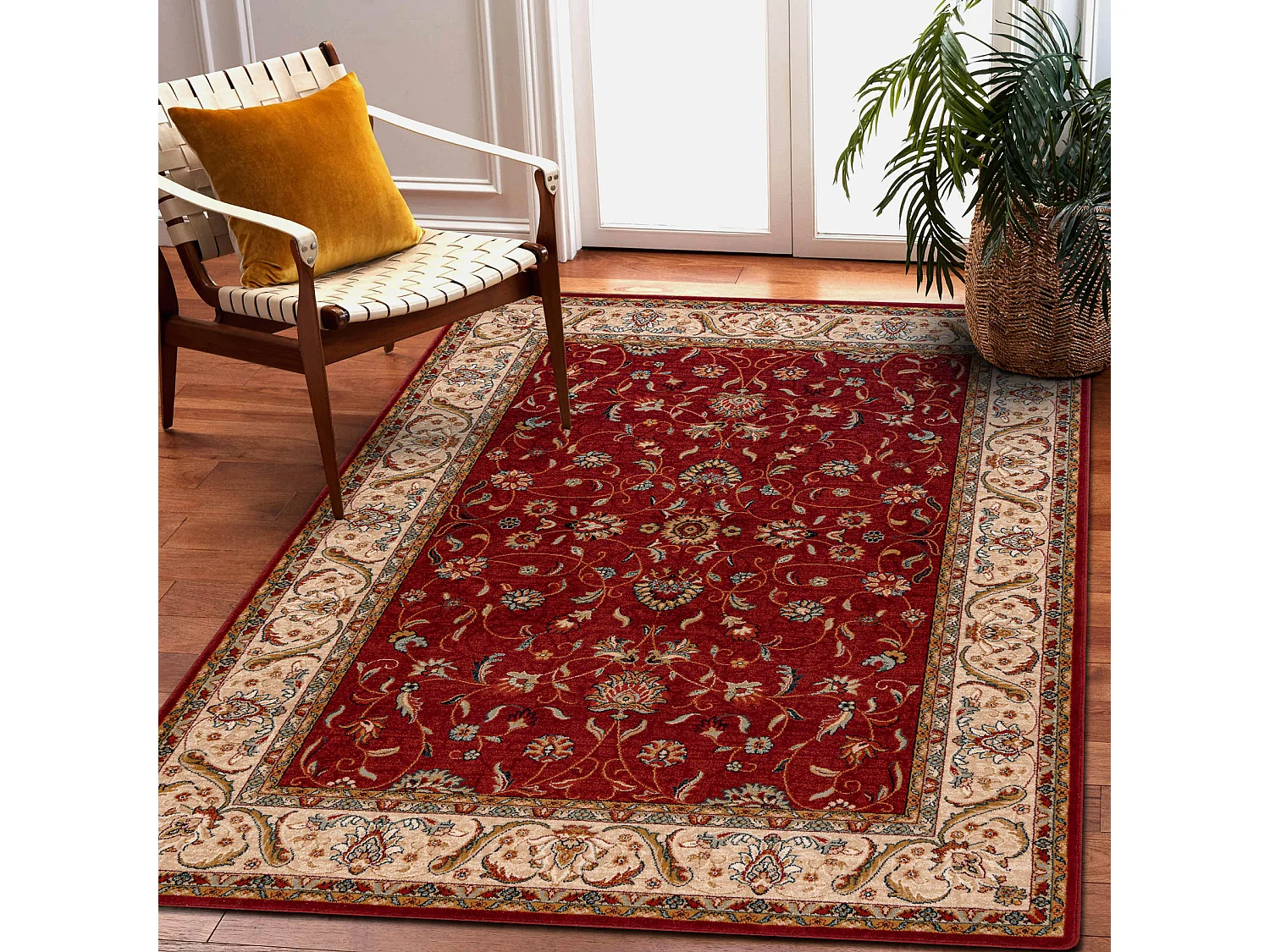 Tapis en laine OMEGA ARIES rubis 66x100 cm