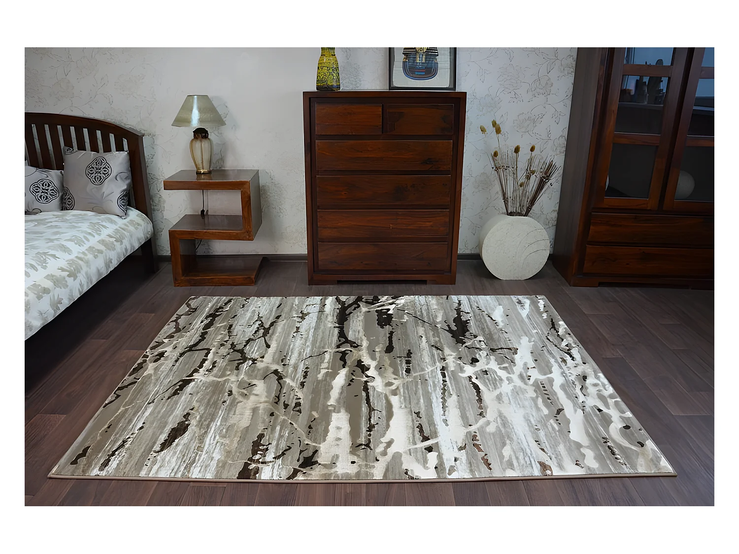 Tapijt VOGUE 556 donkerbeige / bruin  160x220 cm