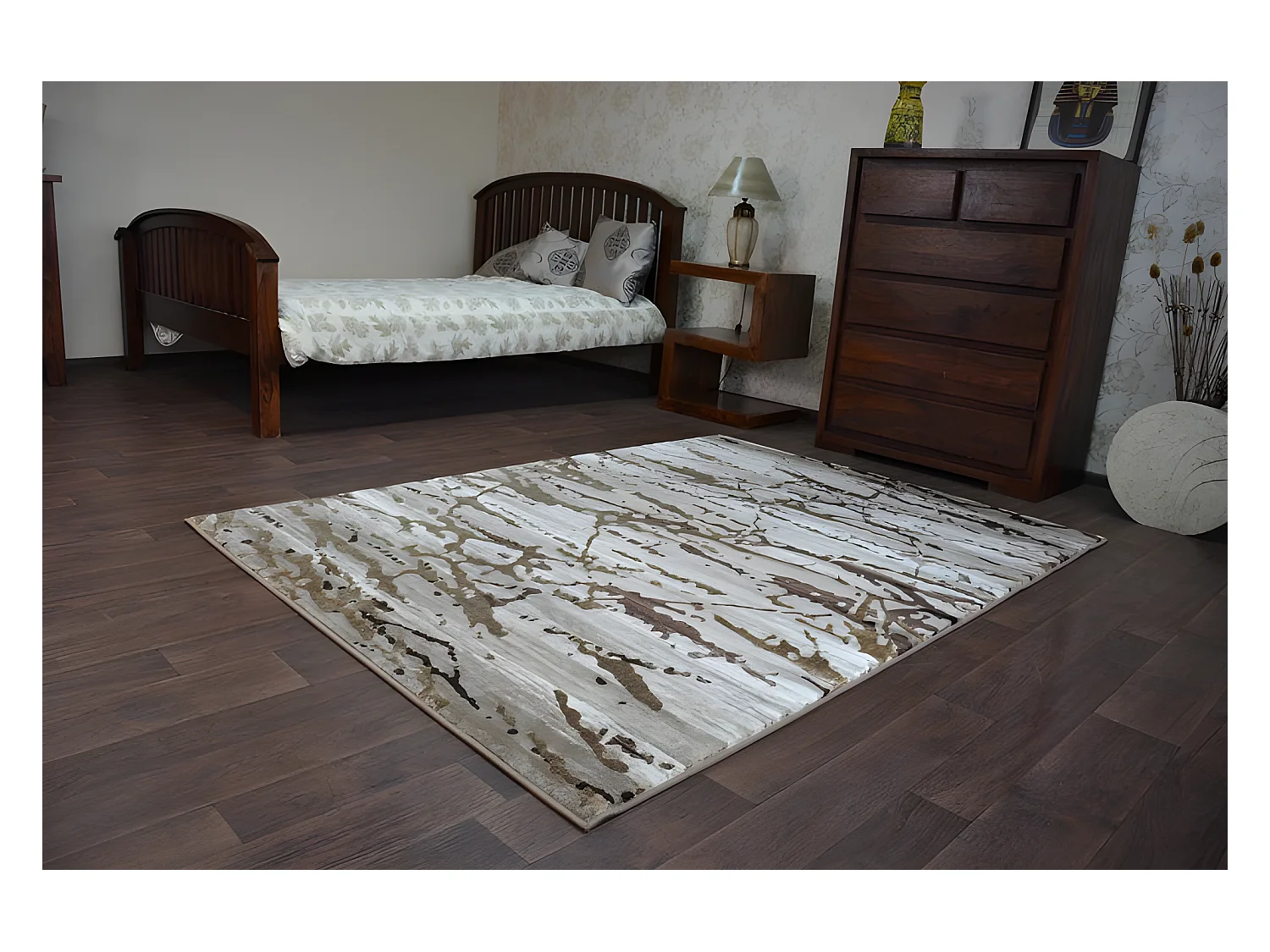 Tapijt VOGUE 556 donkerbeige / bruin  160x220 cm