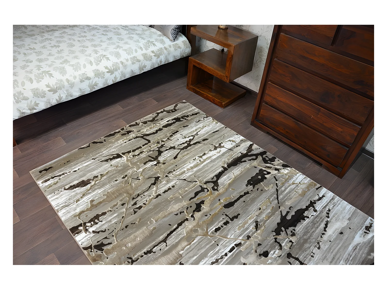 Tapijt VOGUE 556 donkerbeige / bruin  160x220 cm