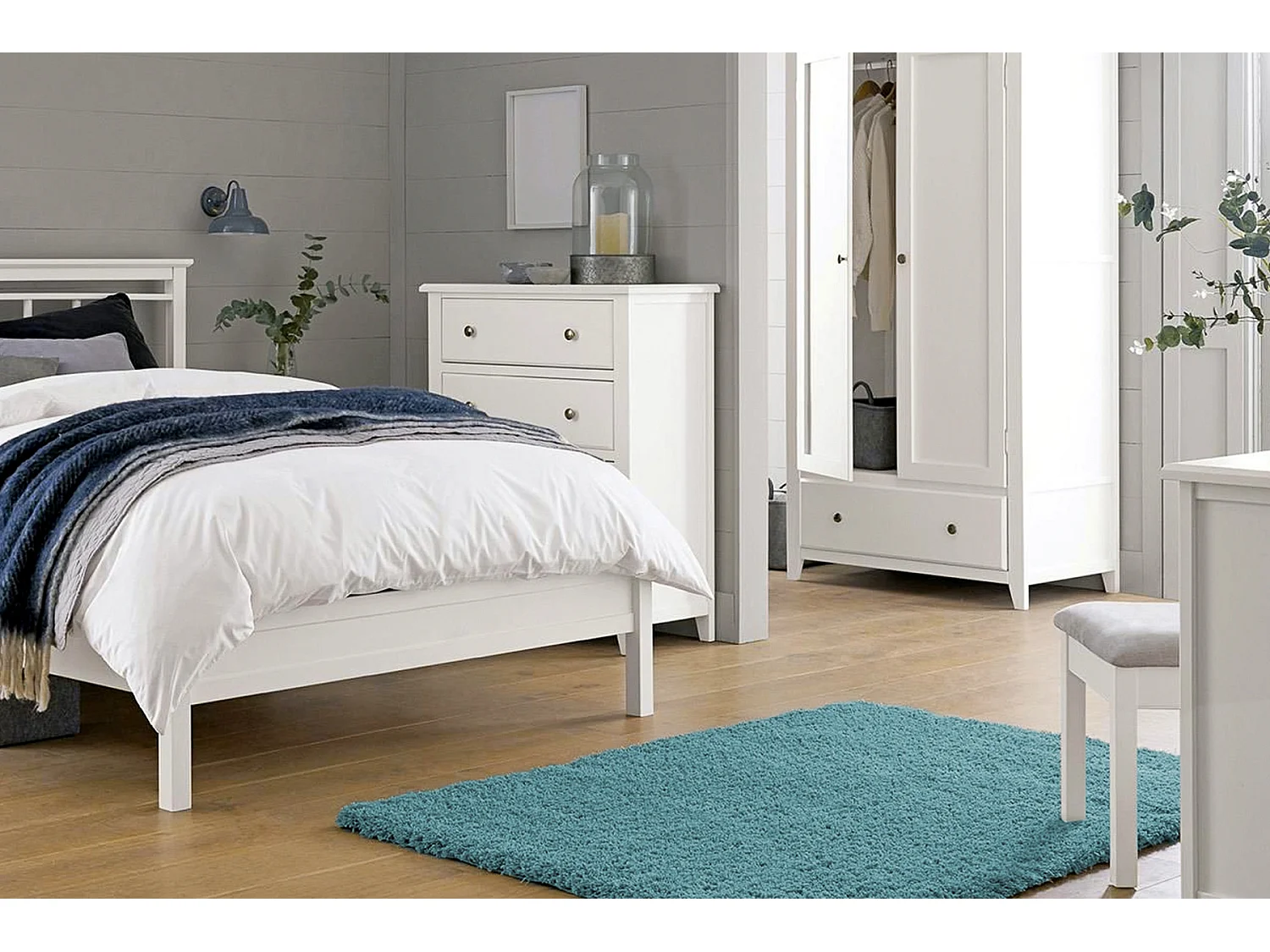 Tapis SUPREME 51201090 shaggy 5cm turquoise 60x115 cm