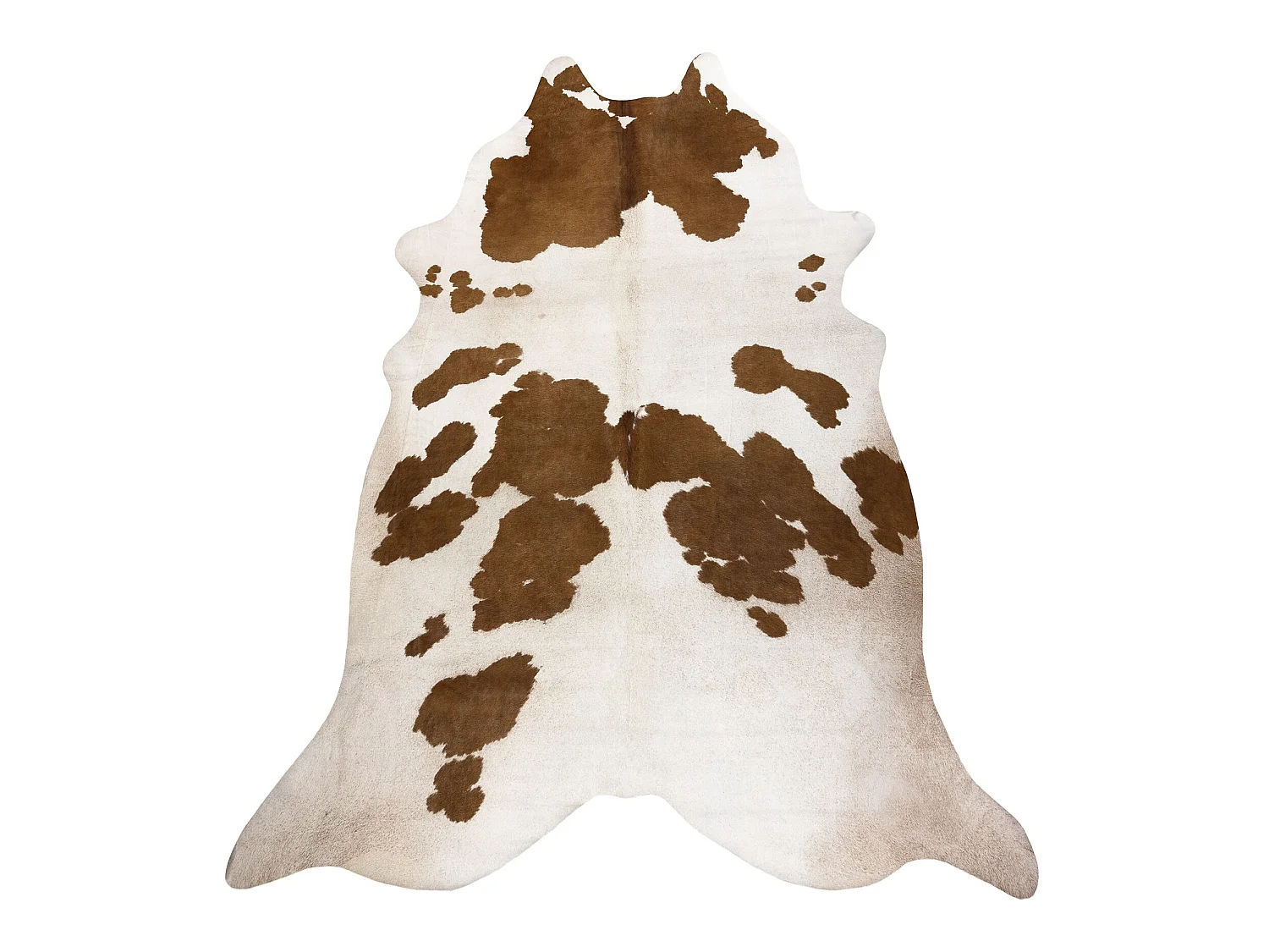 Tapis Imitation Peau de vache, Vache G5069-2, cuir marron 155x195 cm