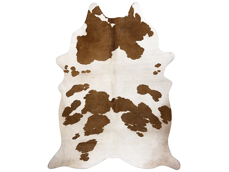 Tapis Imitation Peau de vache, Vache G5069-2, cuir marron 155x195 cm