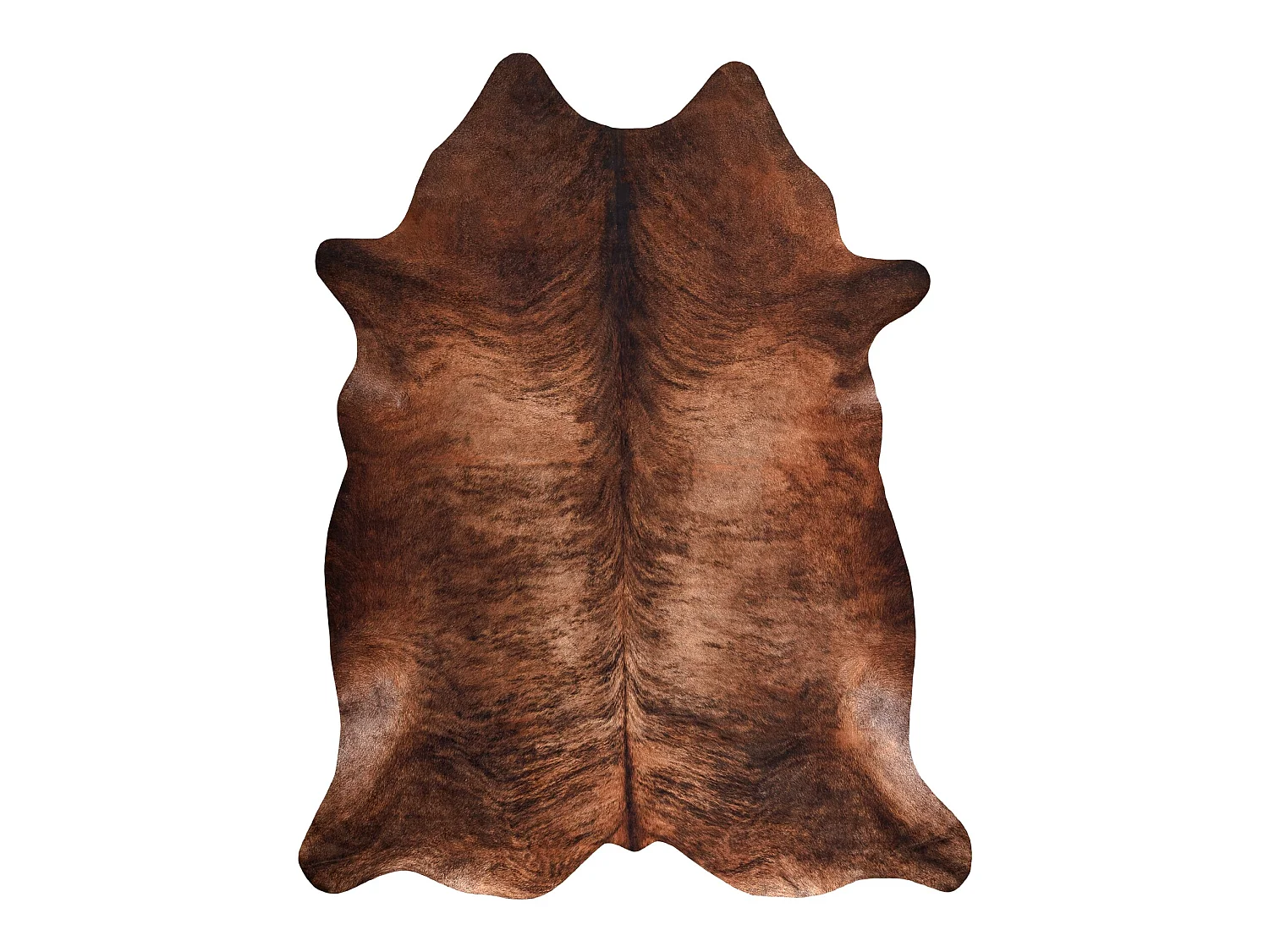 Tapis Imitation Peau de vache, Vache G5067-3, Peau Marron 180x220 cm