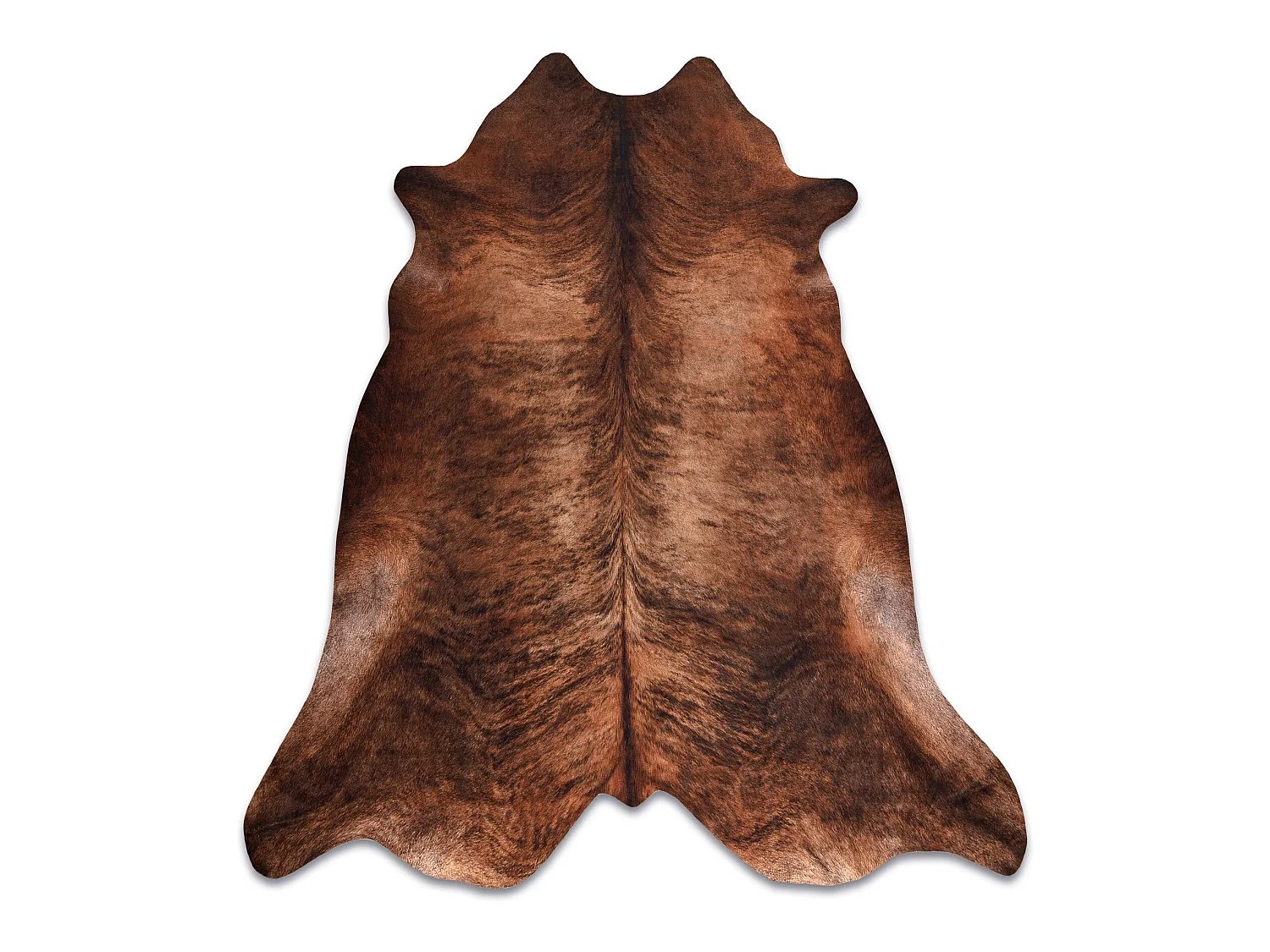 Tapijt Kunstleer Imitatie rundleer , G5067-3 Bruine leer  180x220 cm
