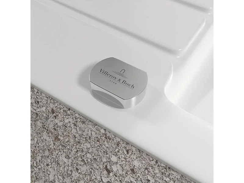 Evier 1 bac 86 x 51 cm VILLEROY ET BOCH Architectura 50 Blanc vidage automatique inclus