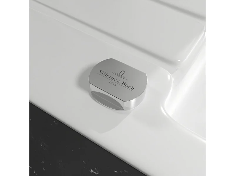 Evier 1 bac 86 x 51 cm VILLEROY ET BOCH Architectura 50 Blanc + Robinet cuisine GROHE Bauloop