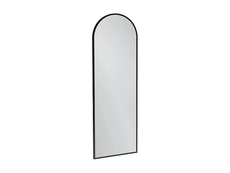 Miroir de salle de bain JACOB DELAFON grande hauteur Silhouette 120x40cm, laqué Noir satiné