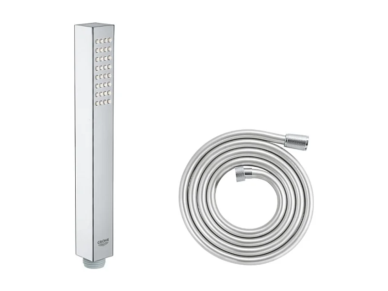 GROHE Douchette 1 jet Vitalio Joy Cube Stick chromé avec flexible 200