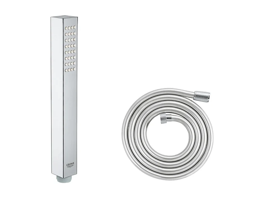 GROHE Douchette 1 jet Vitalio Joy Cube Stick chromé avec flexible 200