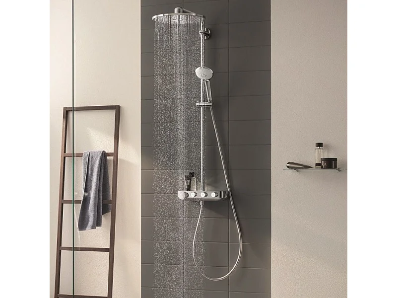 Colonne de douche thermostatique GROHE Euphoria SmartControl System 310 Duo avec nettoyant GrohClean