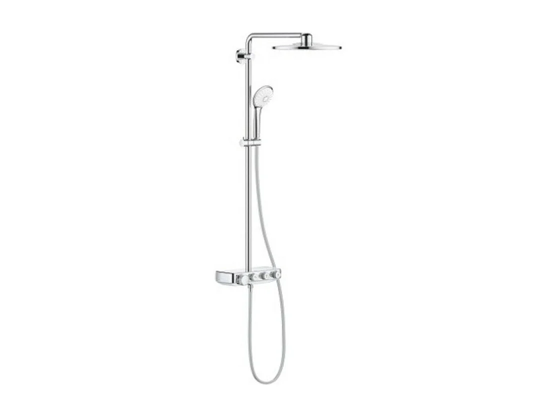 Colonne de douche thermostatique GROHE Euphoria SmartControl System 310 Duo avec nettoyant GrohClean