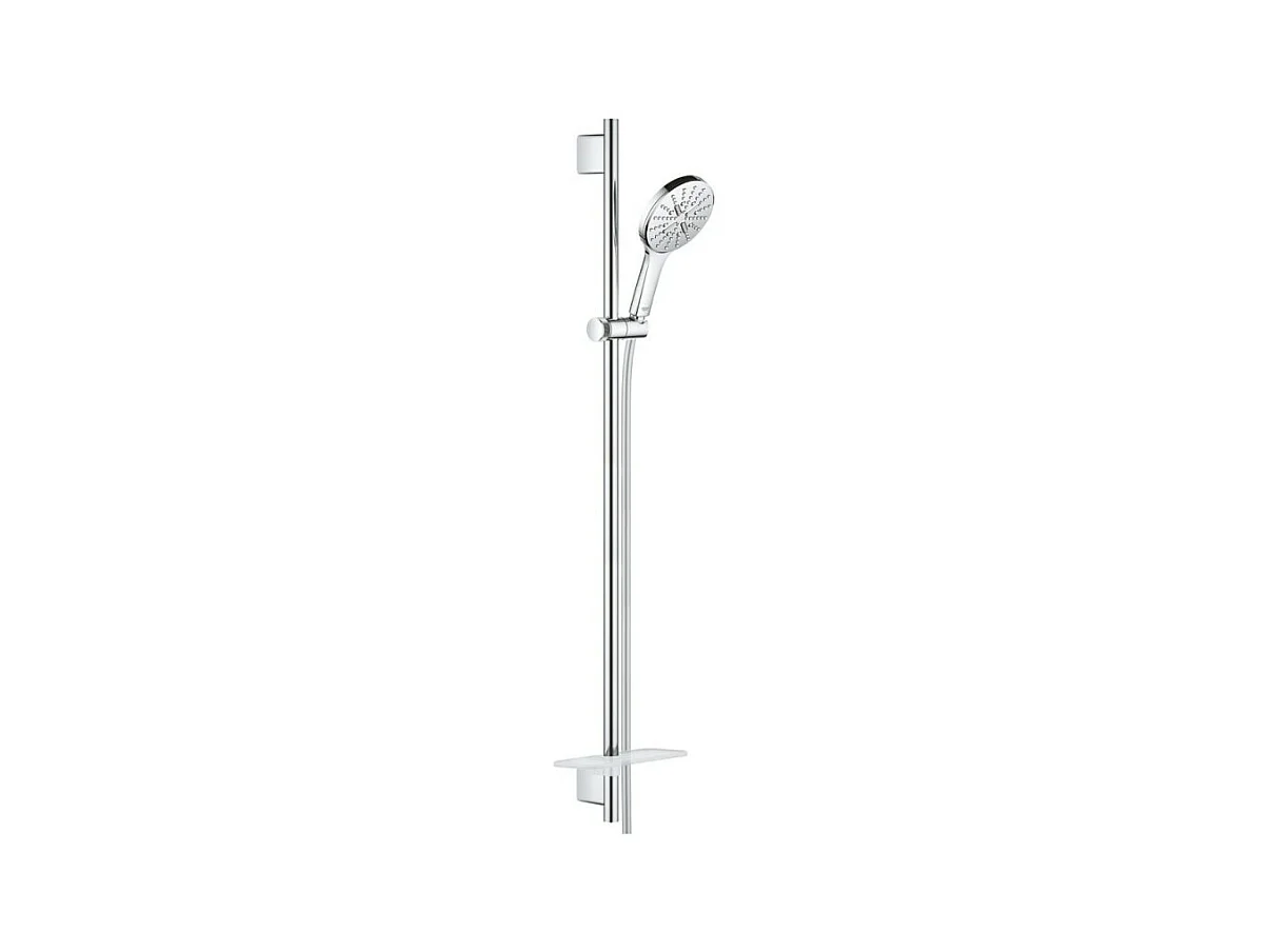 Pommeau de douche GROHE Rainshower Smartactive 130 3 jets avec barre