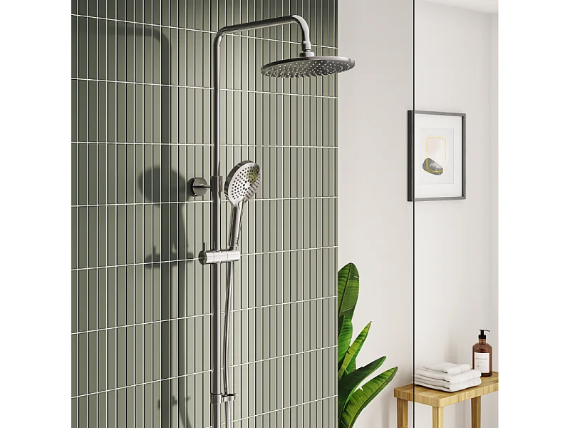 Colonne bain douche thermostatique VITRA Aquaheat Joy 220 + Nettoyant Briochin