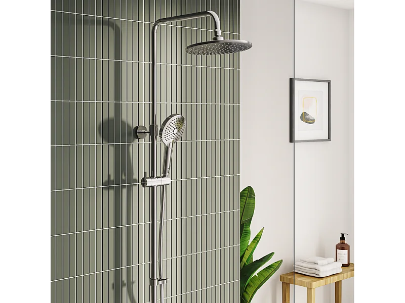 Colonne bain douche thermostatique VITRA Aquaheat Joy 220 + Nettoyant Briochin