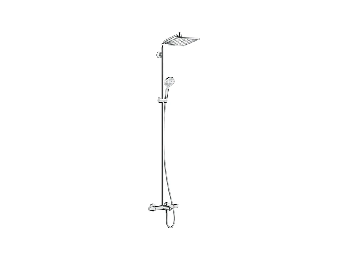 Colonne bain douche thermostatique HANSGROHE Crometta E 240 chromé