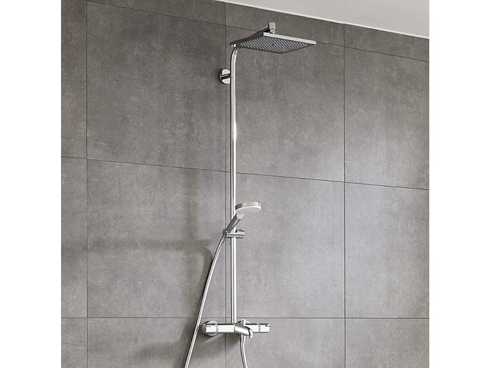 Sistema De Ducha Hansgrohe Crometta E Con Termostato - Ducha Lluvia Y Mano