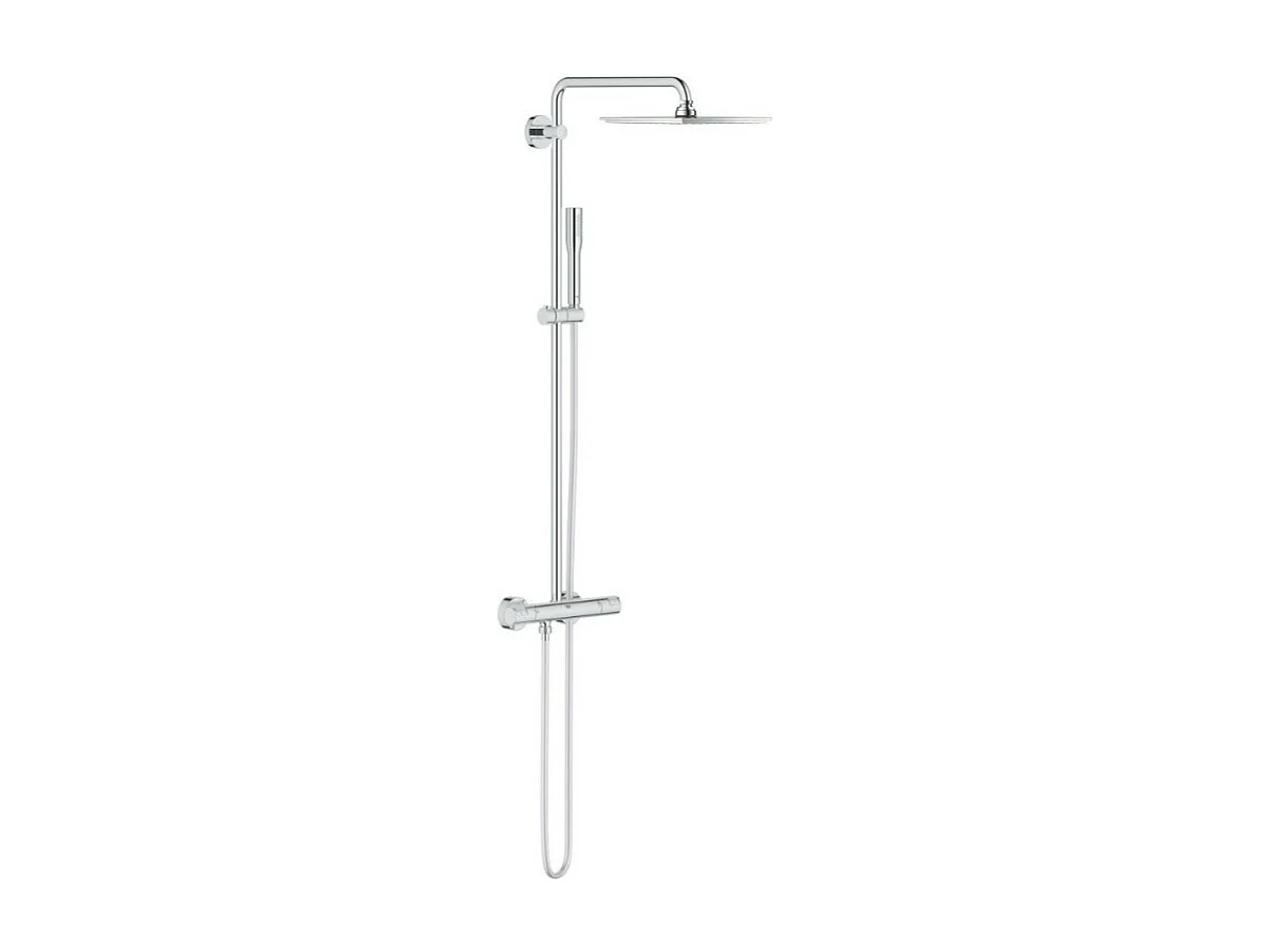 GROHE Colonne de douche avec mitigeur thermostatique Vitalio Joy System 230 avec nettoyant GrohClean