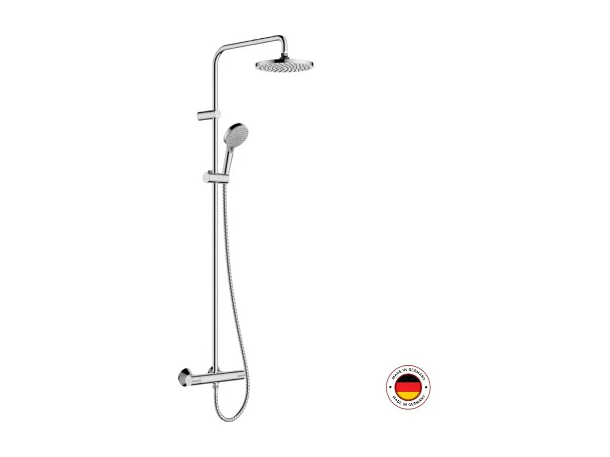 Colonne de douche thermostatique HANSGROHE Vernis Blend 200 Green chromé