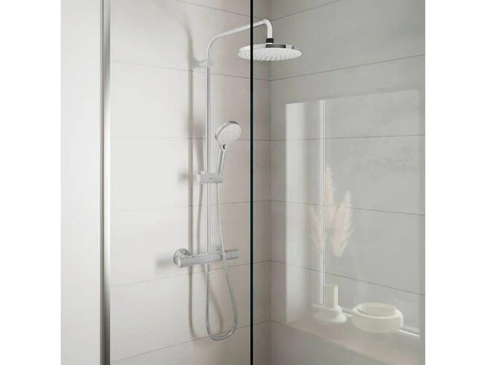 Colonne de douche thermostatique HANSGROHE Vernis Blend 200 Green chromé