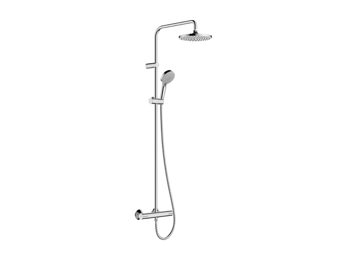Colonne de douche thermostatique HANSGROHE Vernis Blend 200 Green chromé