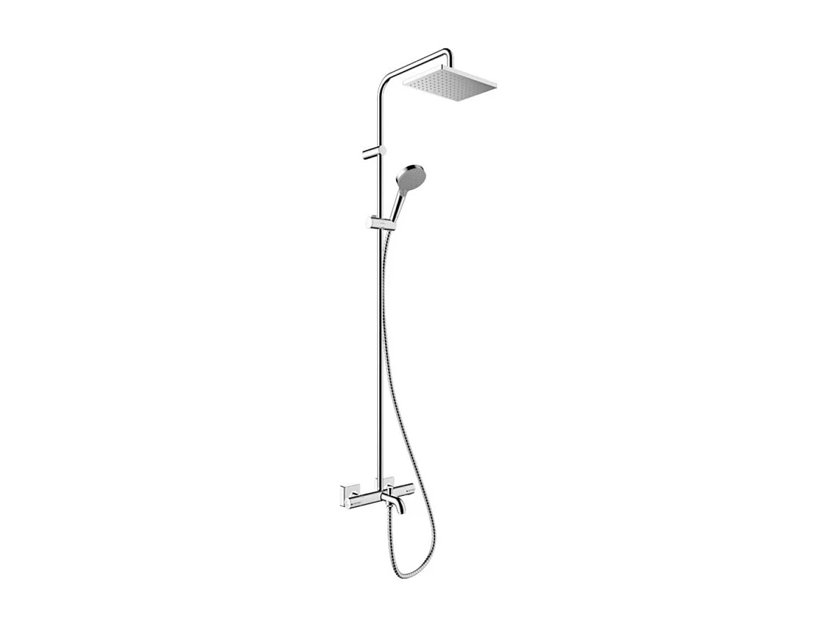 Colonne bain douche thermostatique HANSGROHE Vernis Shape 230 chromé