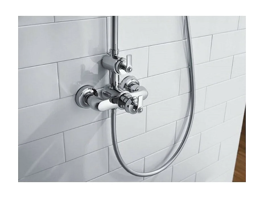 Colonne de douche thermostatique recoupable PAINI Lady's Chrome + nettoyant Briochin