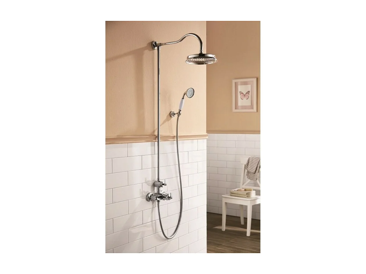 Colonne de douche thermostatique recoupable PAINI Lady's Chrome + nettoyant Briochin