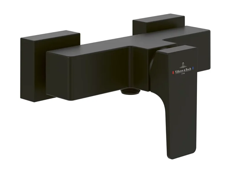 Mitigeur mécanique douche VILLEROY ET BOCH Architectura Square Noir mat