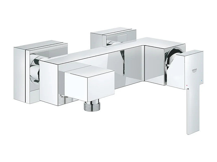 Mitigeur de douche mécanique  GROHE Sail Cube chromé + chiffonnette