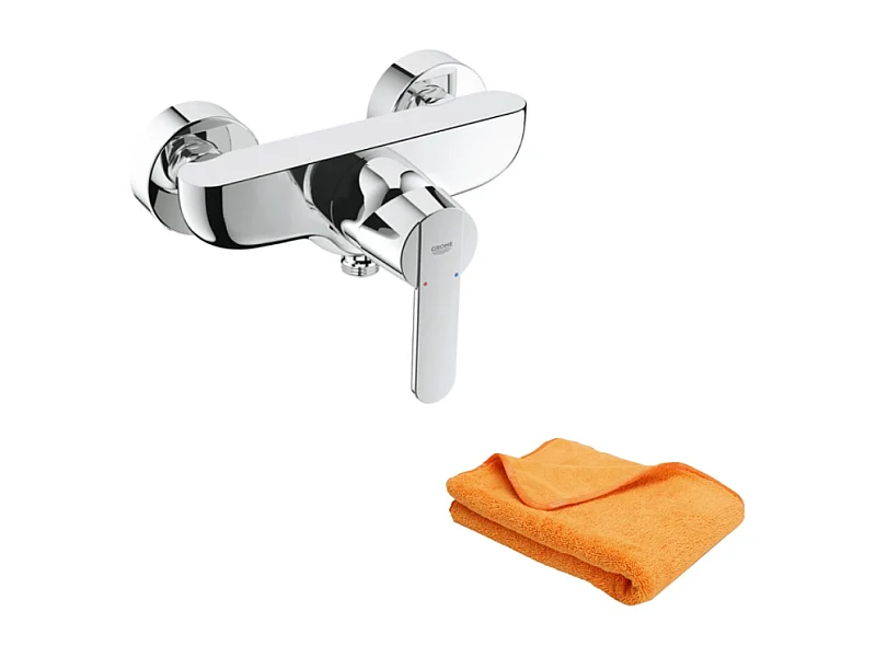 Mitigeur douche mécanique GROHE Quickfix Get + microfibre