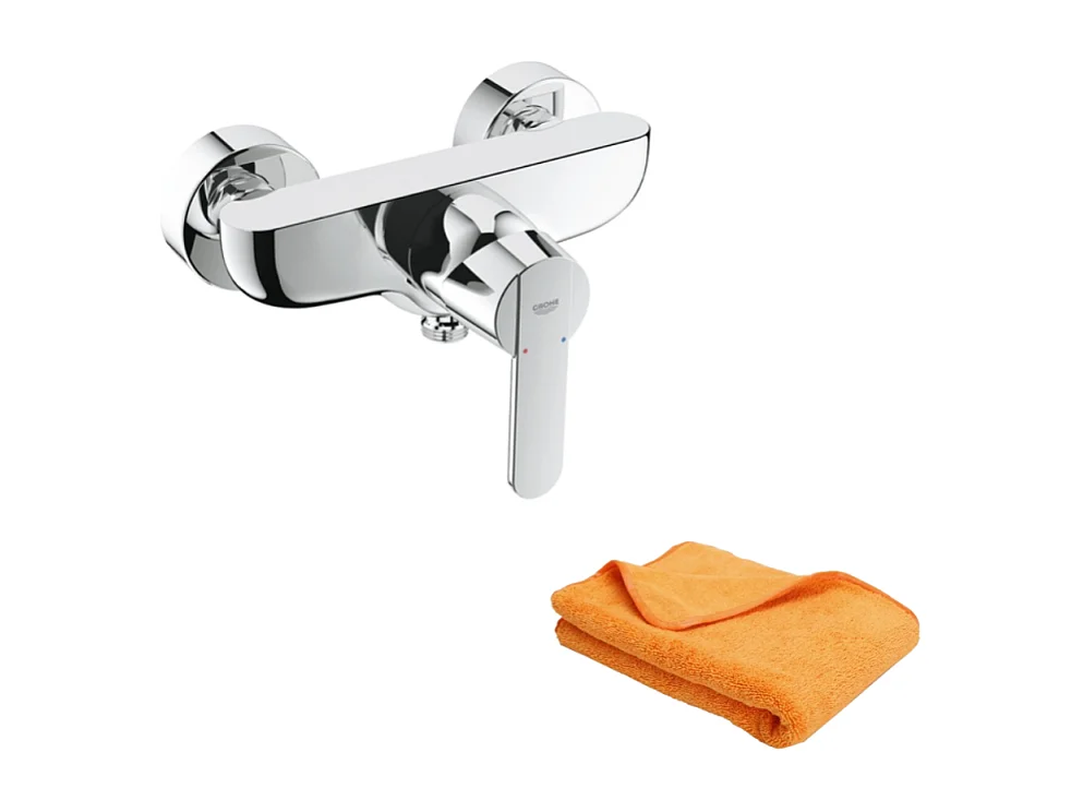 Mitigeur douche mécanique GROHE Quickfix Get + microfibre