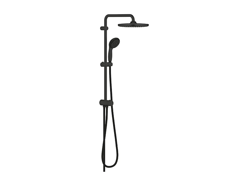Colonne de douche sans robinetterie GROHE Vitalio Start 250 1 jet Noir mat