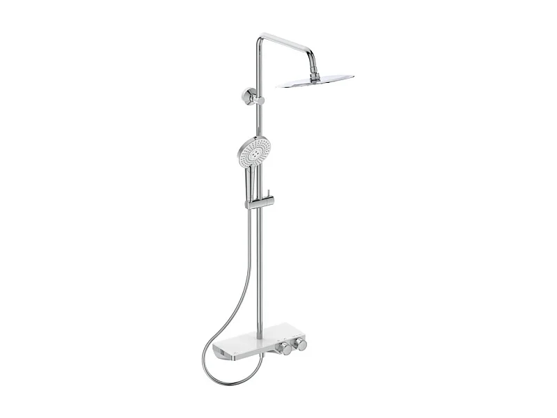 Colonne douche thermostatique IDEAL STANDARD douchette ronde Ceratherm S200 + Nettoyant BRIOCHIN Ecocert