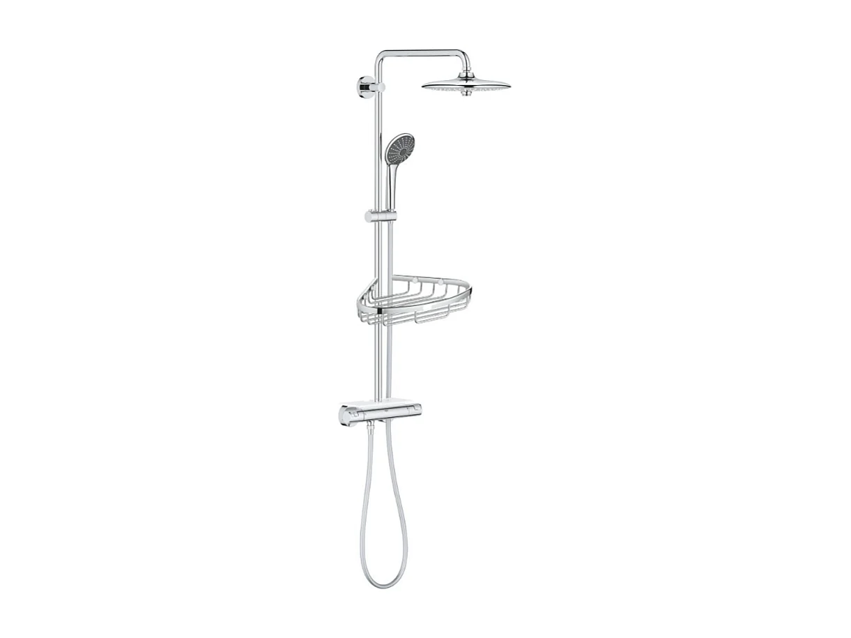 GROHE Colonne douche Vitalio + Porte savon Bau Cosmopolitan