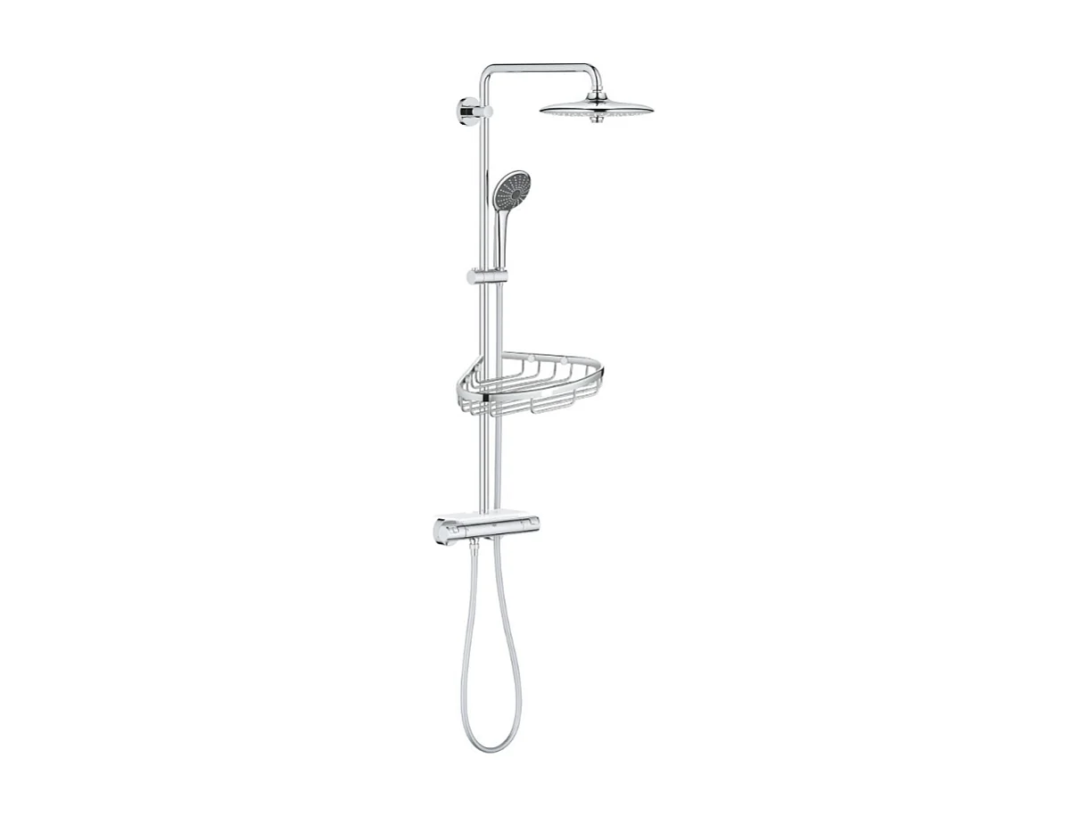 GROHE Colonne douche Vitalio + Porte savon Bau Cosmopolitan