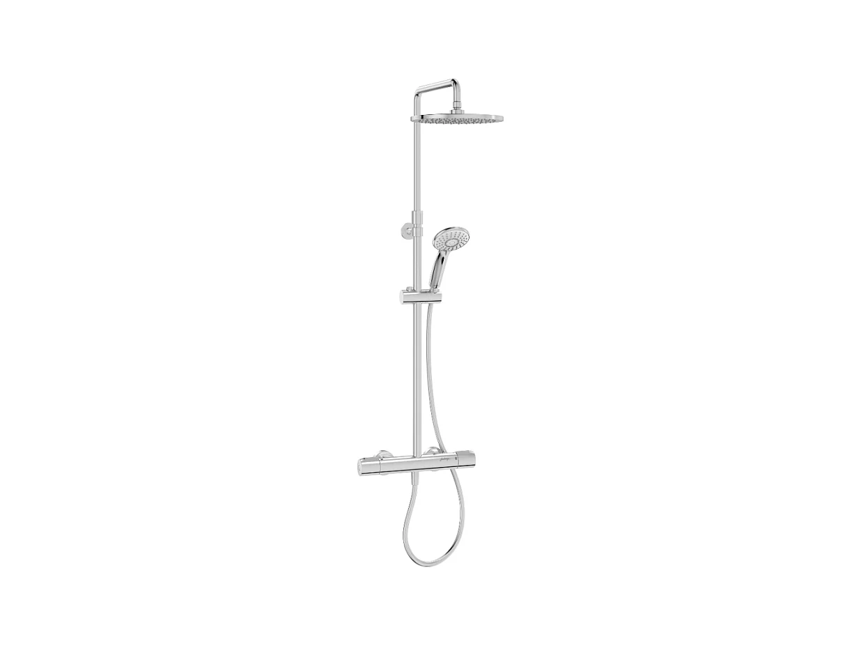 Colonne de douche thermostatique JACOB DELAFON Juliette chromé