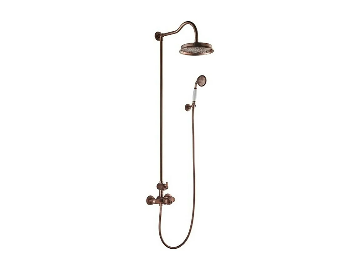 Colonne douche thermostatique rétro recoupable Paini Lady's Auburn
