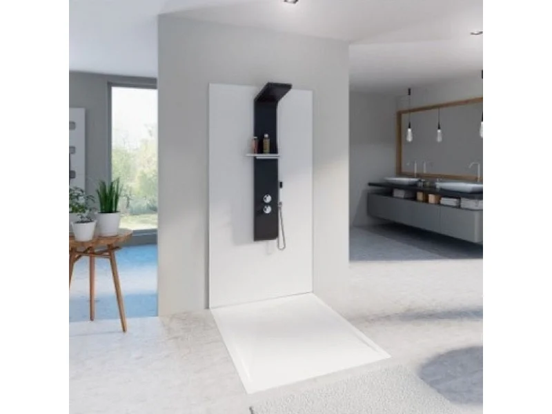 KINEDO Colonne de douche Aquamoon avec mitigeur thermostatique noir