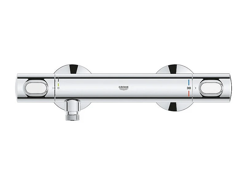 Mitigeur douche thermostatique GROHE Quickfix Precision Flow + nettoyant GrohClean