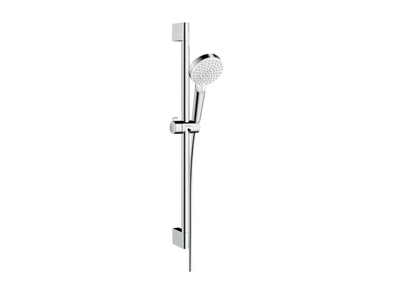 HANSGROHE Set de ducha Vario cromado de 2 chorros con flexo y barra
